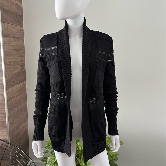Veronica Beard Cardigan Black Mesh Women's Sz Small❤️ - Picture 1 of 7